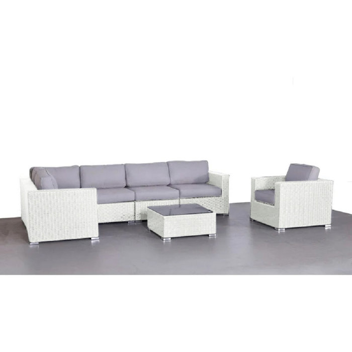Latitude Run® Minnesota Fully Assembled 7 Piece Sectional Seating Group